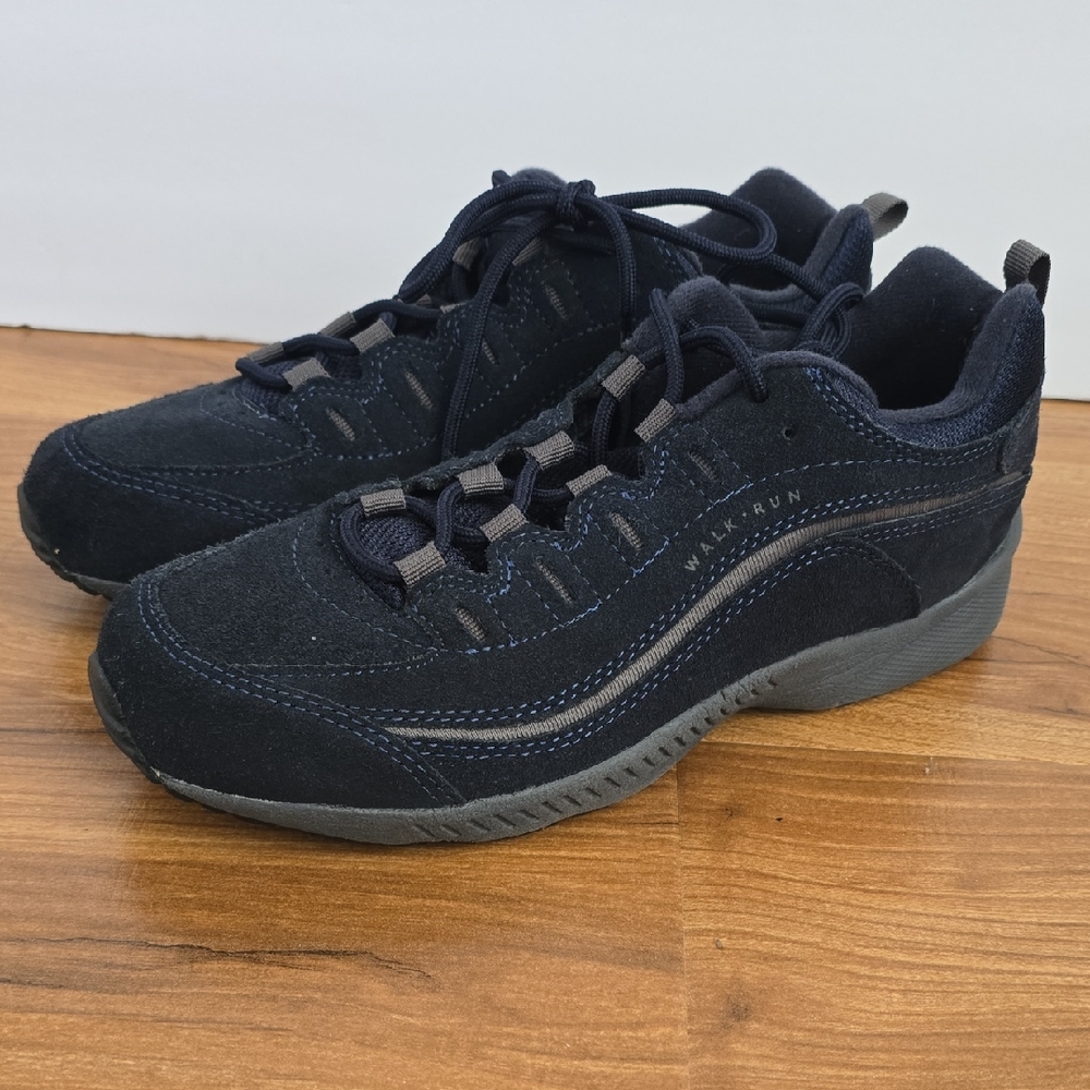Easy Spirit Womens Navy Athletic Shoes